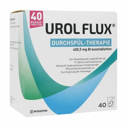 Urol Flux® Rinse Therapy 400.5 mg 40 viên - Thuốc thảo dược giúp điều trị viêm và sỏi đường tiết niệu