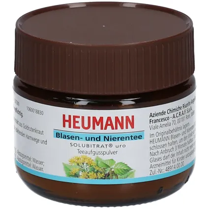 Heumann Blasen- und Nierentee Solubitrat® Uro 30g - Trà thảo dược để làm sạch đường tiết niệu