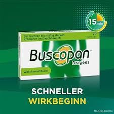 Buscopan® Dragees 10 mg 20 viên - Thuóc hỗ trợ điều trị cơn đau bụng co thắt trong hội chứng ruột kích thích