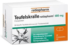 Teufelskralle ratiopharm® 200 viên - Thuốc thảo dược hỗ trợ điều trị xương khớp