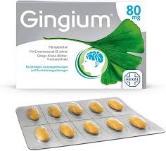 Gingium® 80 mg 120 viên - Thuốc tuần hoàn máu não, cải thiện trí nhớ