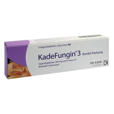 KadeFungin ® 3 Kombi-Packung - Thuốc đặt và bôi điều trị bệnh nấm âm đạo