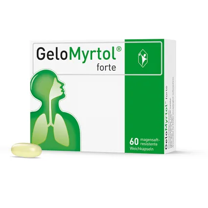 GeloMyrtol® forte 60 viên - Thuốc thảo dược giúp làm loãng chất nhầy điều trị viêm xoang