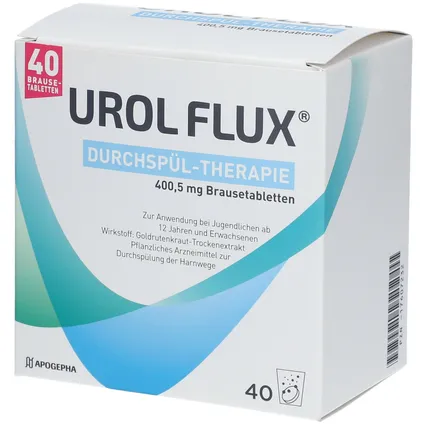 Urol Flux® Rinse Therapy 400.5 mg 40 viên - Thuốc thảo dược giúp điều trị viêm và sỏi đường tiết niệu