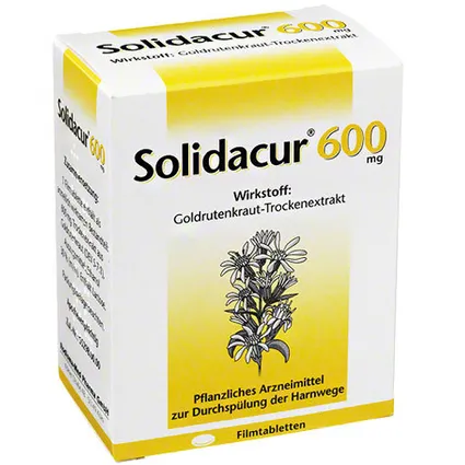 Solidacur 600 mg 20 viên - Thuốc thảo dược điều trị các bệnh viêm nhiễm đường tiết niệu, phòng ngừa sỏi tiết niệu và sỏi thận