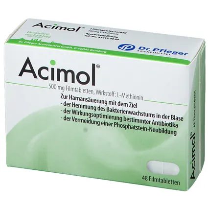 Acimol® 500 mg 48 viên - Thuốc làm axit hóa nước tiểu