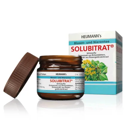 Heumann Blasen- und Nierentee Solubitrat® Uro 60g - Trà thảo dược để làm sạch đường tiết niệu