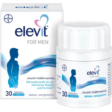 Elevit® For Men 30 viên - Sản phẩm hỗ trợ sức khỏe sinh sản của nam giới