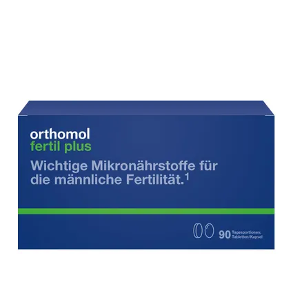 Orthomol Fertil Plus 90 gói - Sản phẩm hỗ trợ sức khỏe sinh sản của nam giới