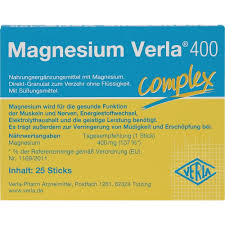 Magnesium Verla® 400 Direkt Granulat 50 gói - Thực phẩm chức năng cho cơ bắp và xương khoẻ mạnh