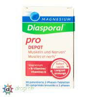 Magnesium-Diasporal® Pro DEPOT 30 viên - Thực phẩm chức năng cho cơ bắp và xương khoẻ mạnh