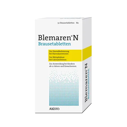 Blemaren® N 50 viên - Thuốc kiềm hoá nước tiểu ở những người bị sỏi thận