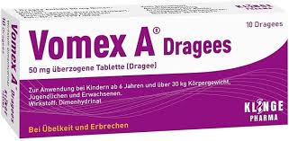 Vomex A® Dragees 20 viên - Thuốc chống buồn nôn và nôn