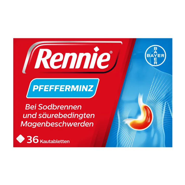 Rennie® Pfefferminz 36 viên - Thuốc kháng axit dạ dày