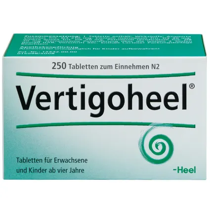 Vertigoheel® Tabletten 250 viên - Thuốc hỗ trợ giảm các triệu chứng chóng mặt, mất thăng bằng