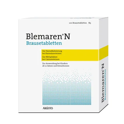 Blemaren® N 100 viên - Thuốc kiềm hoá nước tiểu ở những người bị sỏi thận