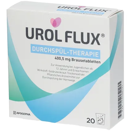 Urol Flux® Rinse Therapy 400.5 mg 20 viên - Thuốc thảo dược giúp điều trị viêm và sỏi đường tiết niệu