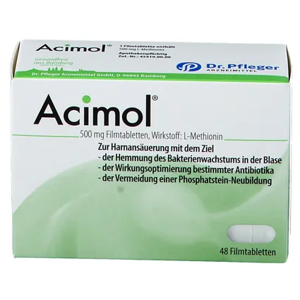 Acimol® 500 mg 48 viên - Thuốc làm axit hóa nước tiểu