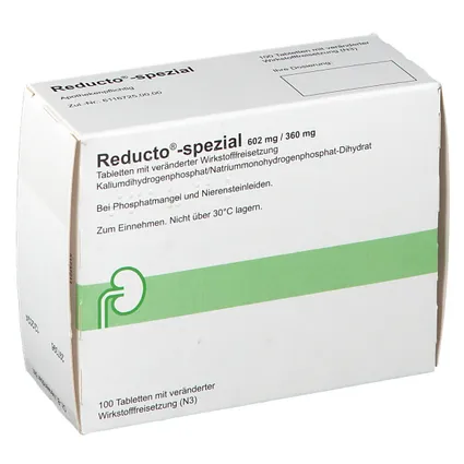 Reducto® Spezial 602mg/360mg 100 viên - Thuốc điều trị hạ phosphat máu và bệnh sỏi thận