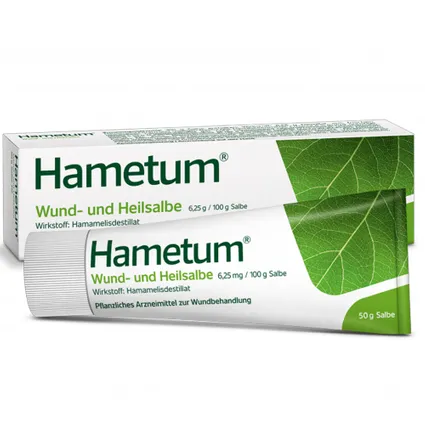 Hametum Salbe 50g - Thuốc mỡ bôi trĩ ban ngày giúp giảm ngứa, rát và mau lành vết thương