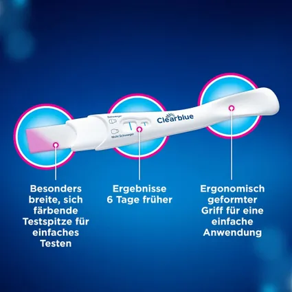 Clearblue Schwangerschaftstest 1 Test - Que thử thai phát hiện sớm