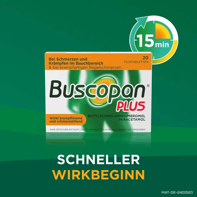 Buscopan Plus - Thuốc giảm đau co thắt dạ dày và ruột