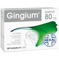 Gingium® 80 mg 120 viên - Thuốc tuần hoàn máu não, cải thiện trí nhớ