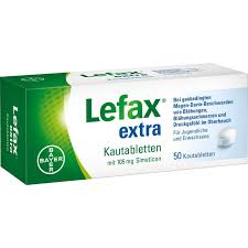 Lefax extra 105 mg 20 viên - Thuốc điều trị các triệu chứng về dạ dày - ruột do khí