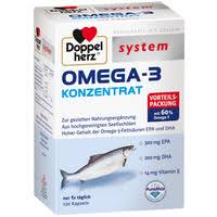 Doppelherz® OMEGA-3 Konzentrat 30 viên - Thực phẩm chức năng hỗ trợ sức khoẻ tim mạch và não bộ