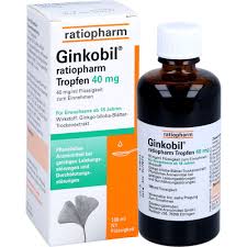 Ginkobil® ratiopharm Tropfen 40 mg 100 ml - Thuốc tuần hoàn máu não, cải thiện trí nhớ