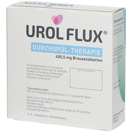 Urol Flux® Rinse Therapy 400.5 mg 20 viên - Thuốc thảo dược giúp điều trị viêm và sỏi đường tiết niệu