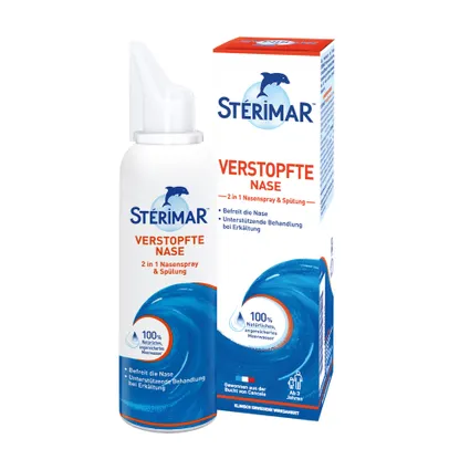 STERIMAR® 100 ml - Xịt mũi hỗ trợ làm sạch và giảm nghẹt mũi