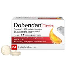 Dobendan® Direkt Halstabletten 24 viên - Thuốc điều trị đau họng