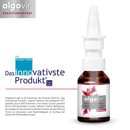 Algovir® Effekt 20 ml - Thuốc xịt mũi dành cho người lớn và trẻ em trên 1 tuổi