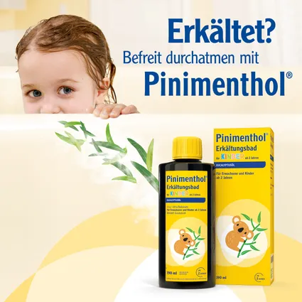 Pinimenthol® Erkältungsbad 190 ml - Dung dịch pha tắm nhằm hỗ trợ điều trị cảm lạnh