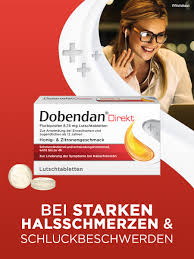 Dobendan® Direkt Halstabletten 24 viên - Thuốc điều trị đau họng