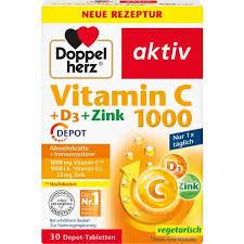 Vitamin C plus Zink-ratiopharm® 20 viên - Thực phẩm chức năng hỗ trợ hệ miễn dịch