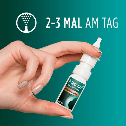 Nasivin® Nasenspray o. K. Kleinkinder 10ml - Thuốc xịt mũi dành trẻ em từ 1 đến 6 tuổi