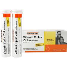 Vitamin C plus Zink-ratiopharm® 20 viên - Thực phẩm chức năng hỗ trợ hệ miễn dịch