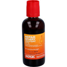 Hepar Hevert Lebertropfen 50 ml - Thuốc điều trị hỗ trợ gan