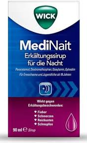 WICK MediNait Erkältungssirup 180 ml - Thuốc điều trị cảm lạnh và cúm