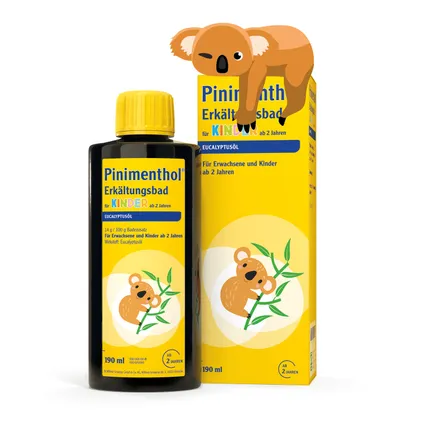 Pinimenthol® Erkältungsbad 190 ml - Dung dịch pha tắm nhằm hỗ trợ điều trị cảm lạnh