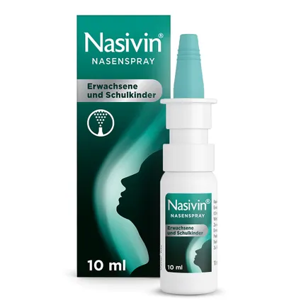 Nasivin® Nasenspray o. K. Erwachsene 10ml - Thuốc xịt mũi dành cho người lớn và trẻ em từ 6 tuổi trở lên