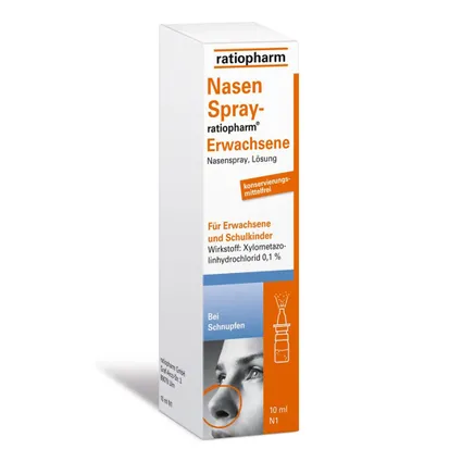 NasenSpray ratiopharm® Erwachsene 10 ml - Thuốc xịt mũi