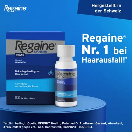 Regaine® Männer 3 x 60 ml - Thuốc bôi điều trị rụng tóc cho nam giới dùng trong 3 tháng