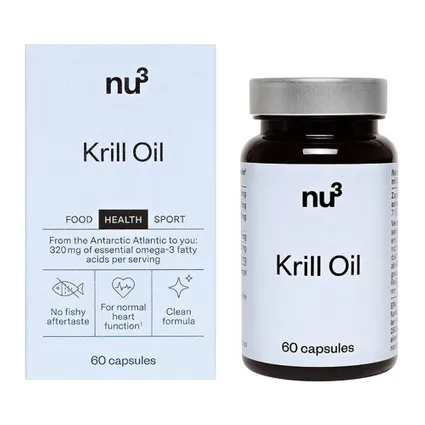 nu3 Krillöl 60 viên - Sản phẩm bổ sung giúp giảm mỡ mãu