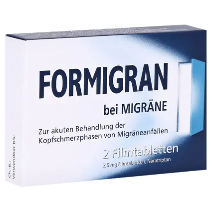 FORMIGRAN® 2 viên - Thuốc điều trị đau nửa đầu