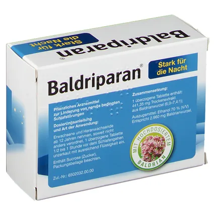 Baldriparan® Stark - Thuốc an thần, cải thiện giấc ngủ