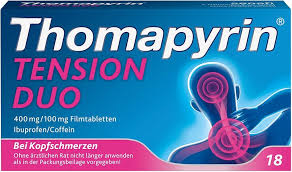 Thomapyrin® TENSION DUO 12 viên - Thuốc điều trị đau đầu