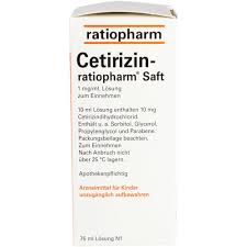 Cetirizin-ratiopharm® Saft 75 ml - Thuốc điều trị dị ứng dành cho trẻ em trên 2 tuổi